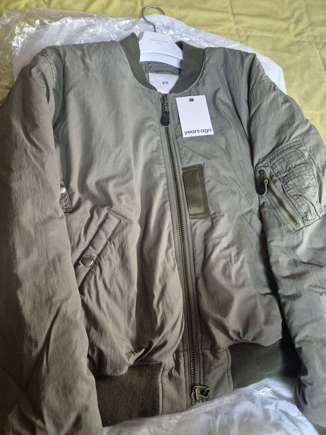 이얼즈어고 23fw 카키 울 파일 마원  상품이미지5