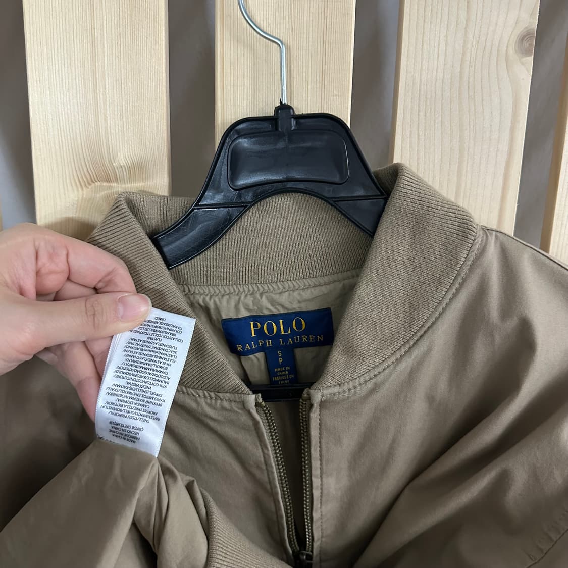(M) 폴로 랄프로렌 베이지 코튼 블루종 자켓 상품이미지5