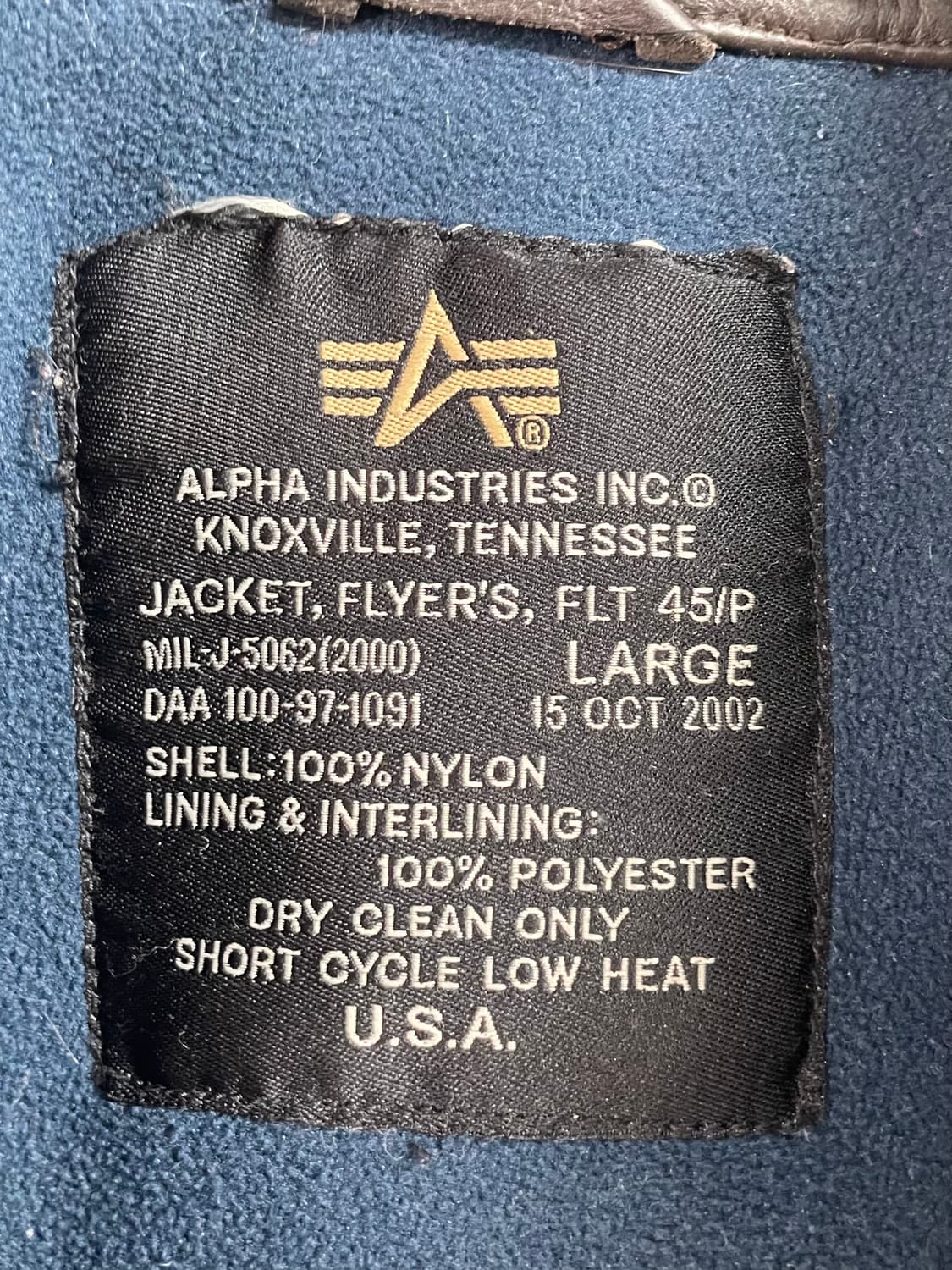 알파인더스트리 CWU 45p 항공점퍼 (on.151) 상품이미지8