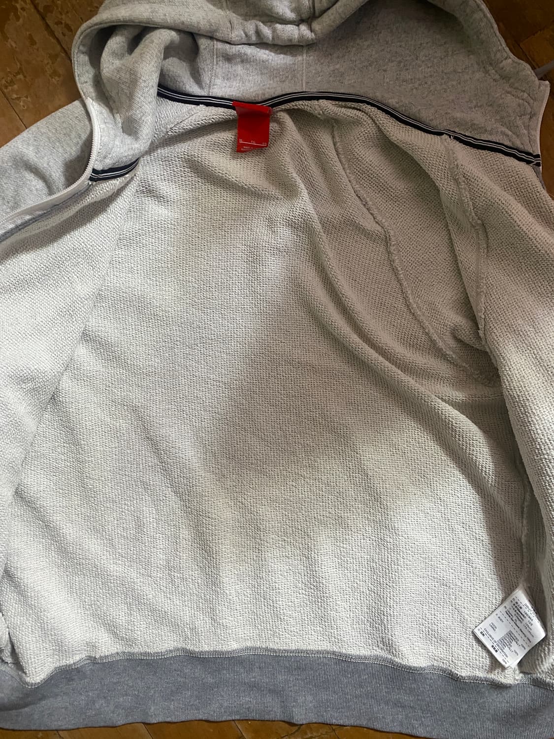 나이키 그레이 후드집업 XL 상품이미지5