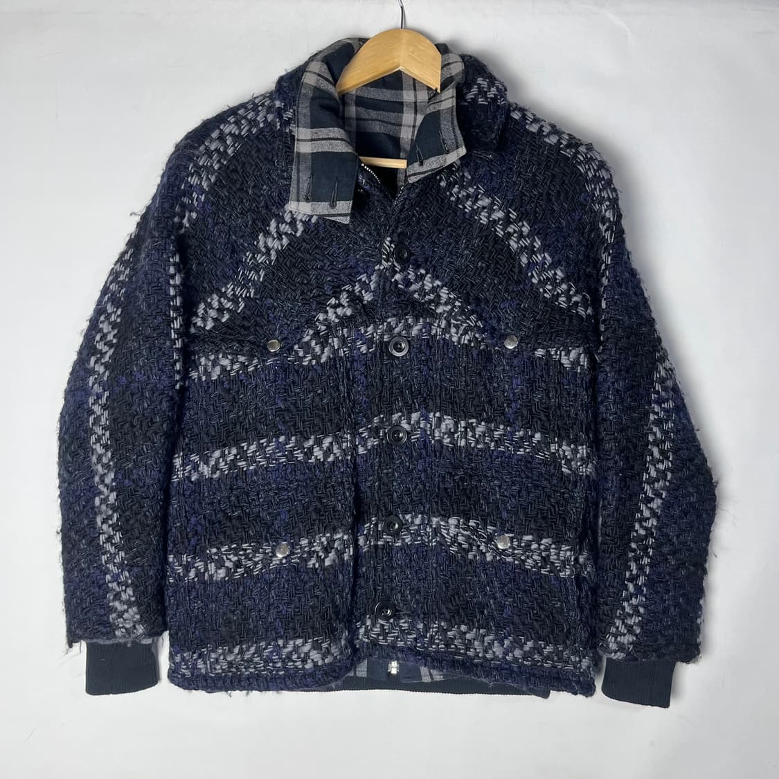 [Sacai] 15AW 사카이 리버시블 트위드 자켓 상품이미지2