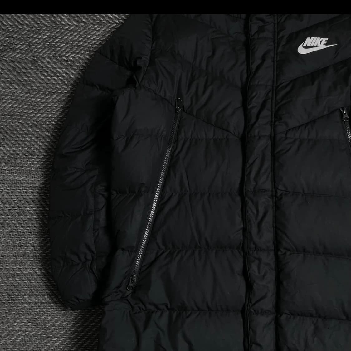 나이키 윈드러너 덕다운 롱 패딩 자켓 블랙o 5357 상품이미지3