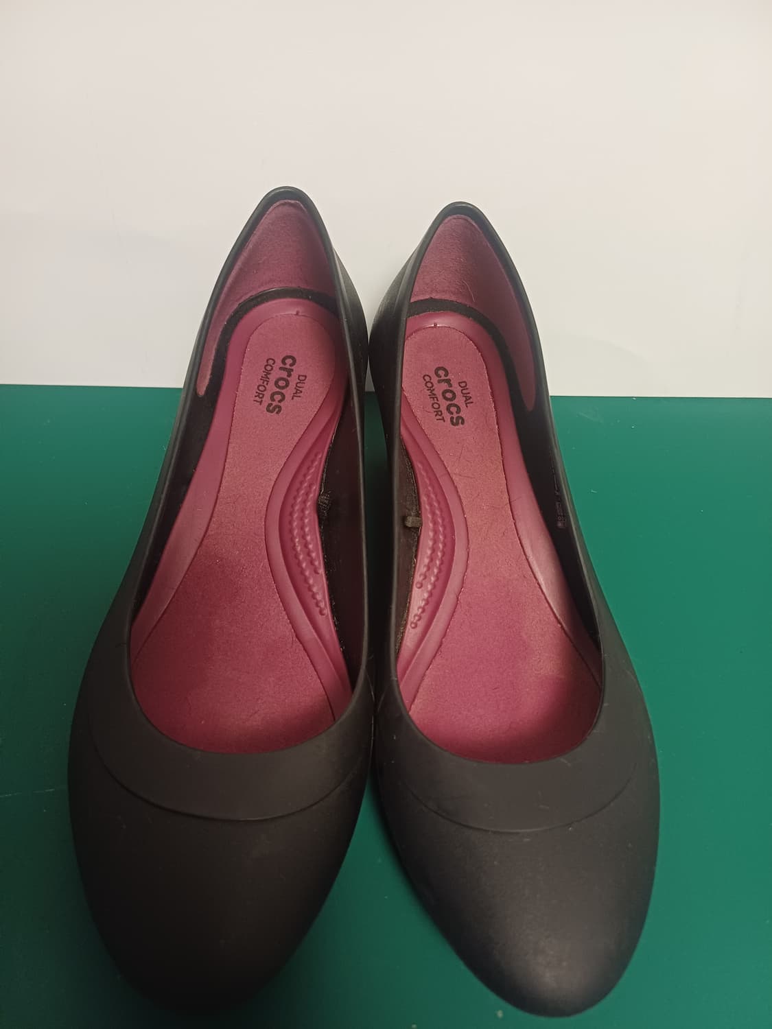 [W5] 크록스 리나 웨지 힐 펌프스 블랙 (220mm) 상품이미지7