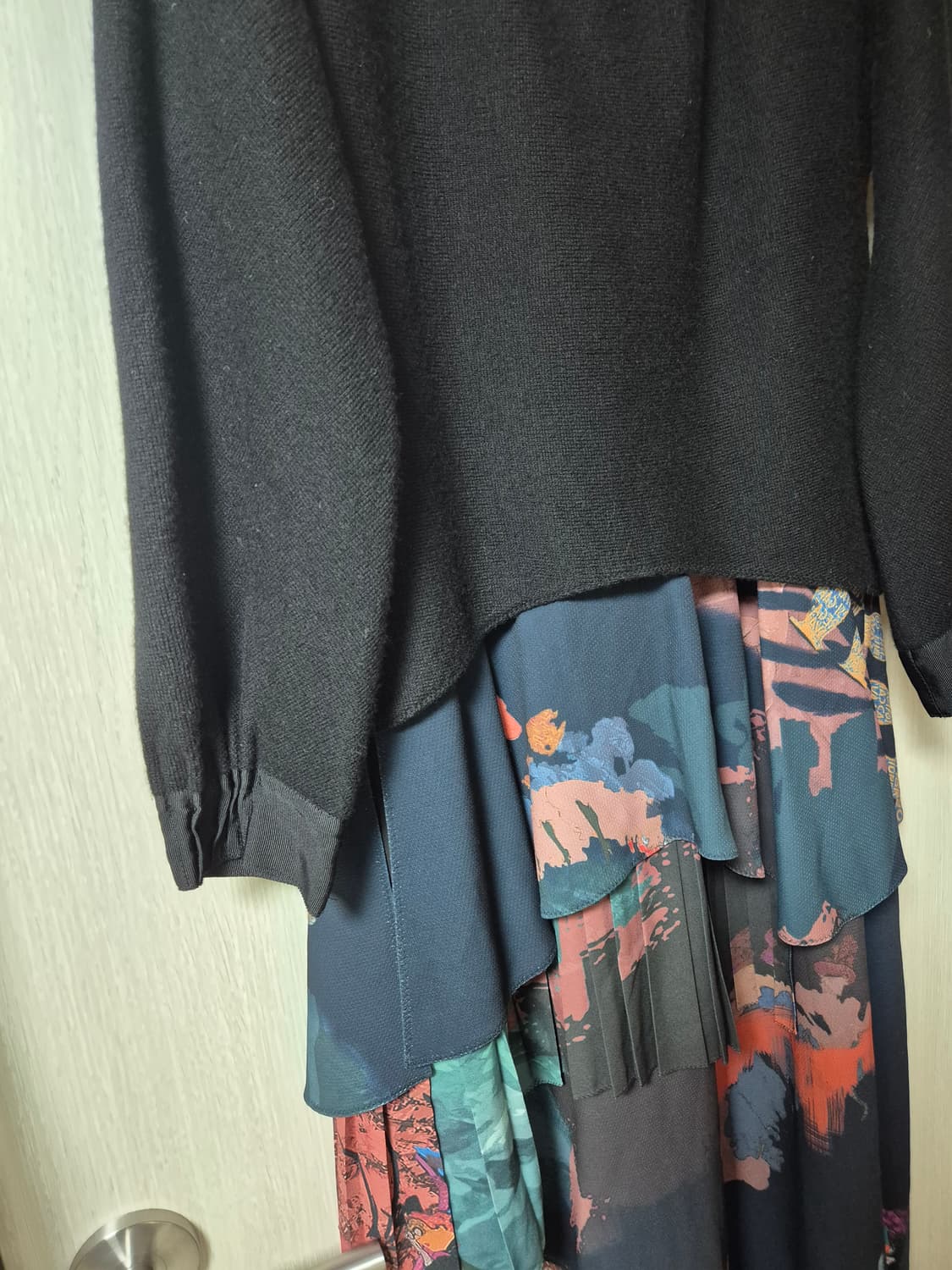 타임 TIME 한섬 울니트 원피스 패턴 드레스 롱원피스 상품이미지8