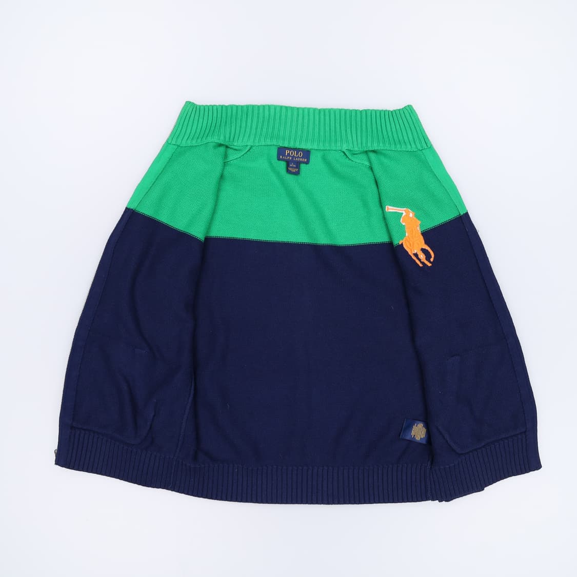 [L] 폴로 랄프로렌 빈티지 치프키프 빅와펜 니트 집업 자켓 3862 상품이미지3