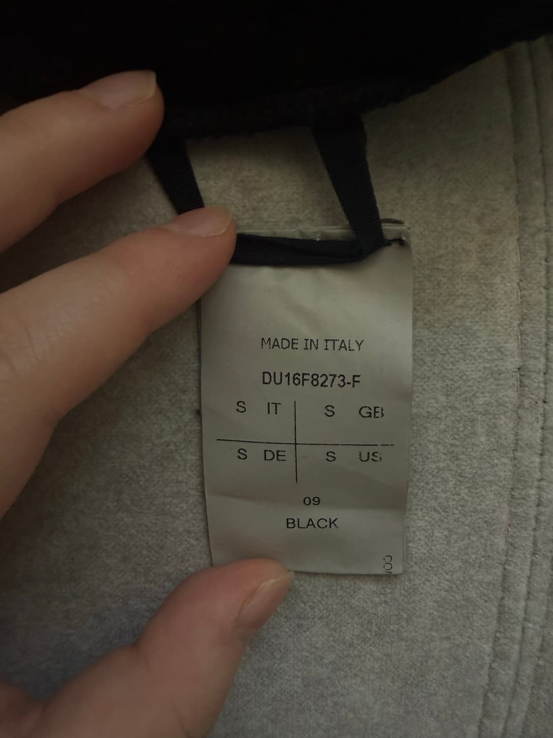 릭오웬스 16fw 마운틴 후디 (다크쉐도우) 상품이미지3