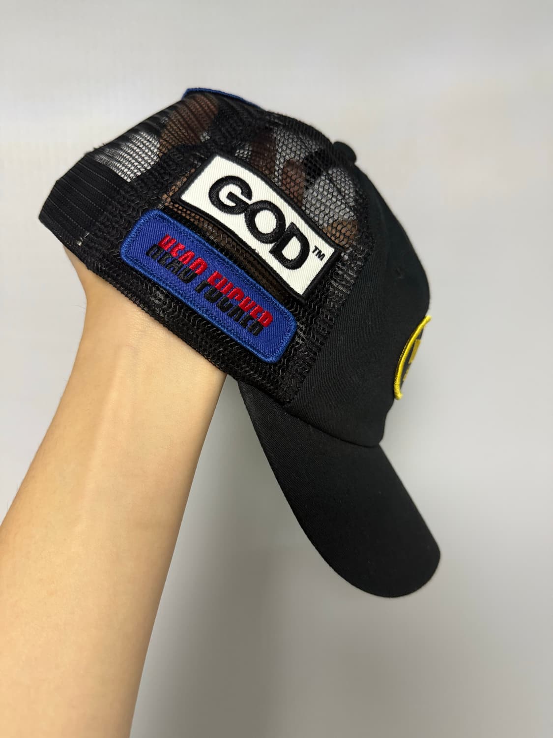 슈프림 x 히스테릭 글래머 x 밴슨 레더 메쉬 백 6-패널 블랙 - 24 상품이미지2