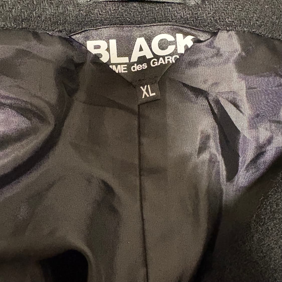 꼼데가르송 블랙 / 25AW 축융 자켓 / XL 상품이미지5