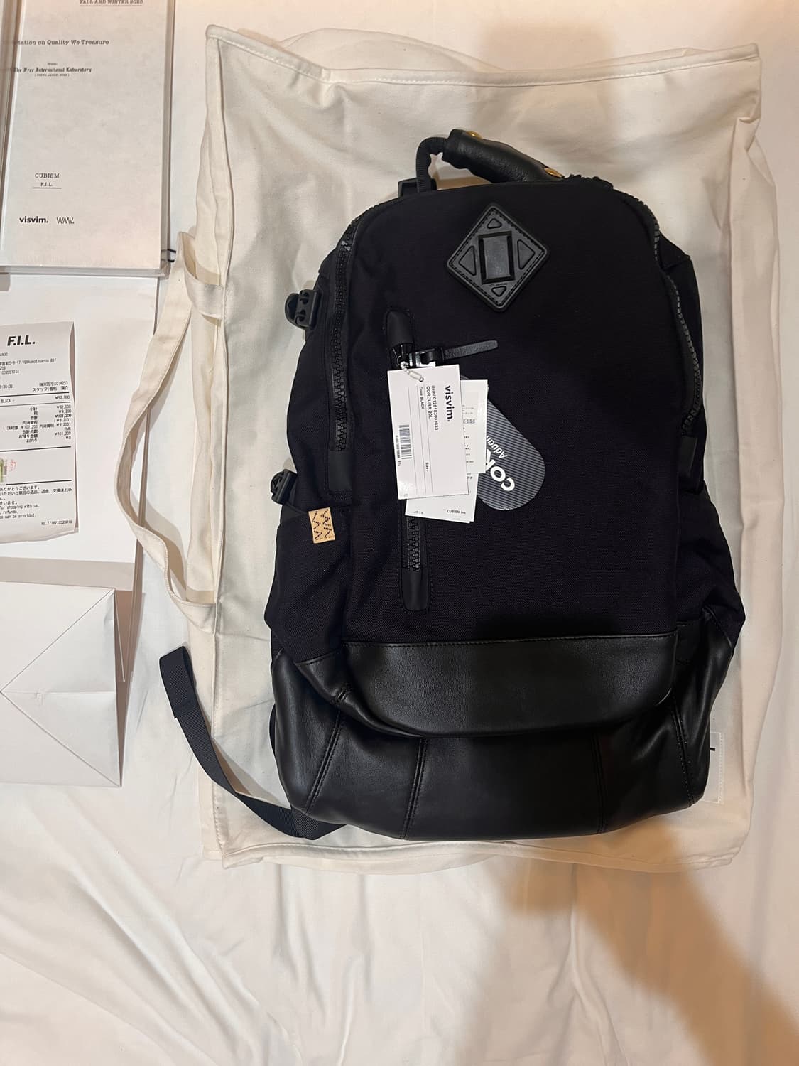 (새상품) 비즈빔 코듀라 20L 백팩 블랙 상품이미지2