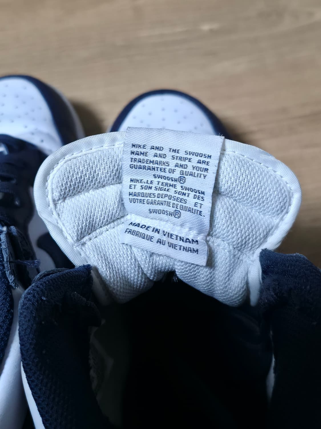 나이키 덩크 하이 레트로 챔피언쉽 네이비 260사이즈 상품이미지5