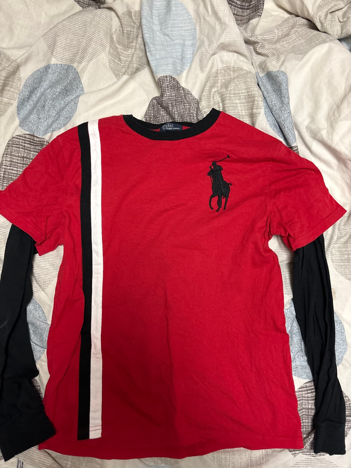 폴로 랄프로렌 빅포니 레이어드 긴팔티 상품이미지1