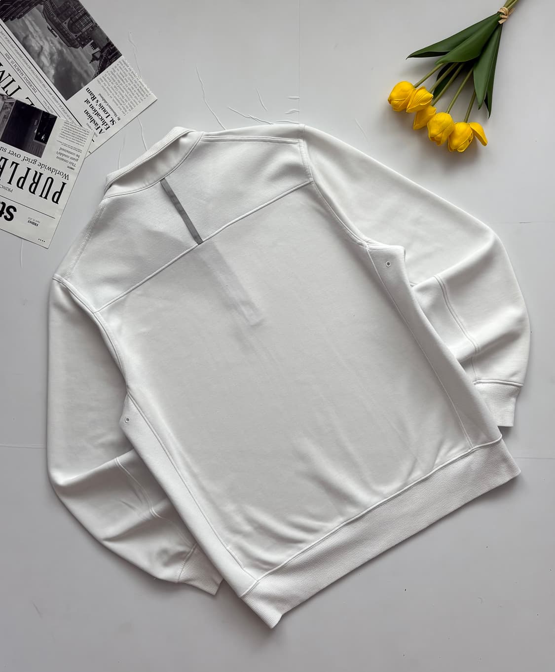 Nike 나이키 Dry-Fit 화이트 하프 집업 상품이미지5