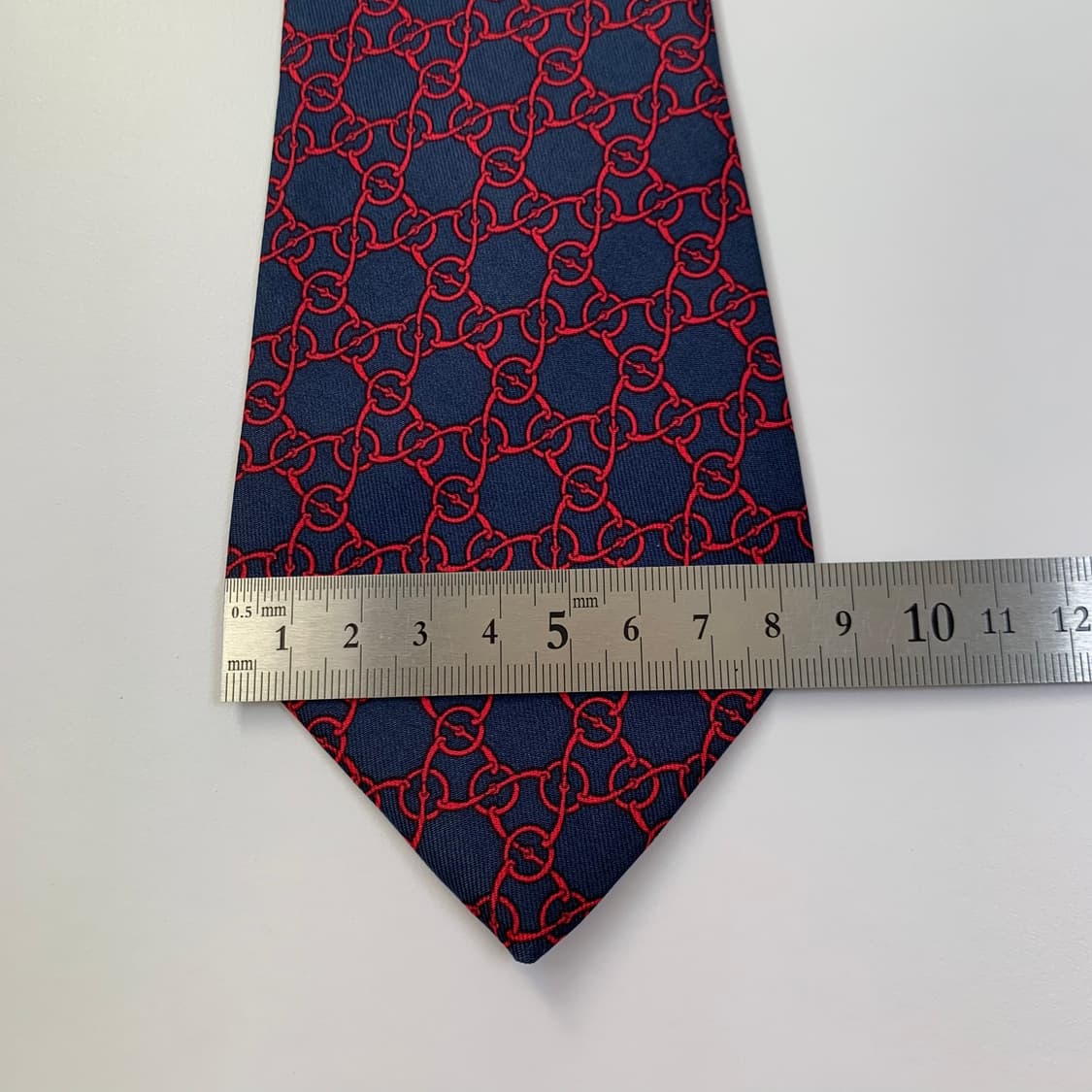 에르메스(HERMES) 명품 프랑스 100실크 클래식넥타이 A등급 상품이미지9