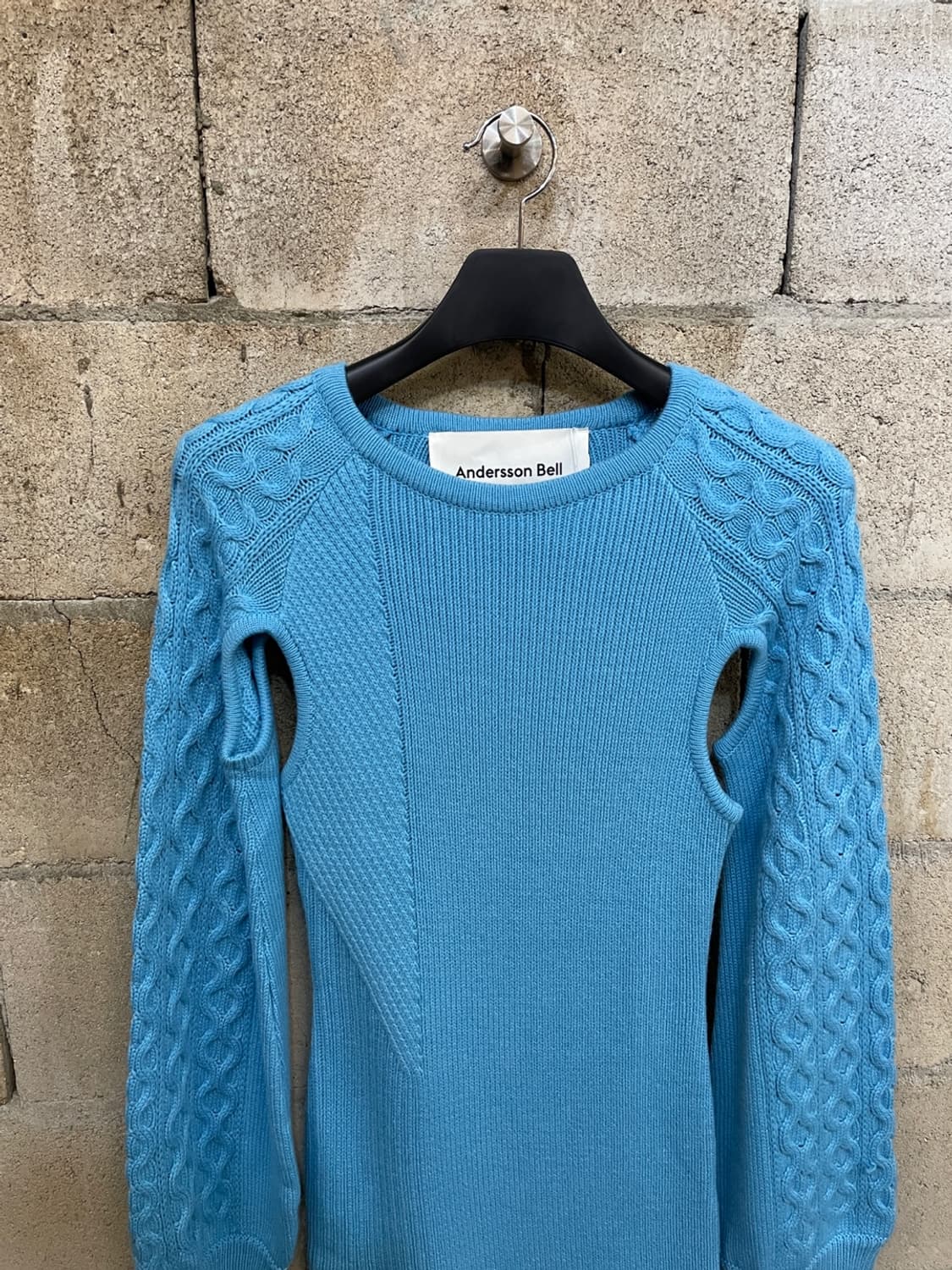 앤더슨 벨 배티 컷 아웃 니트 원피스  상품이미지2