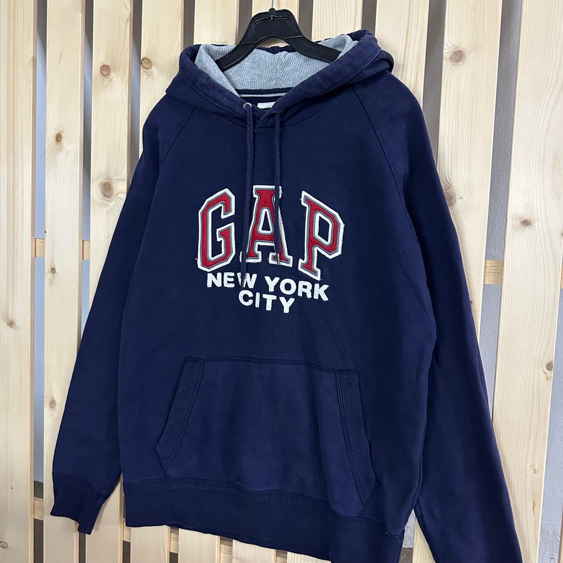(M) GAP 갭 뉴욕 네이비 후드티 상품이미지2