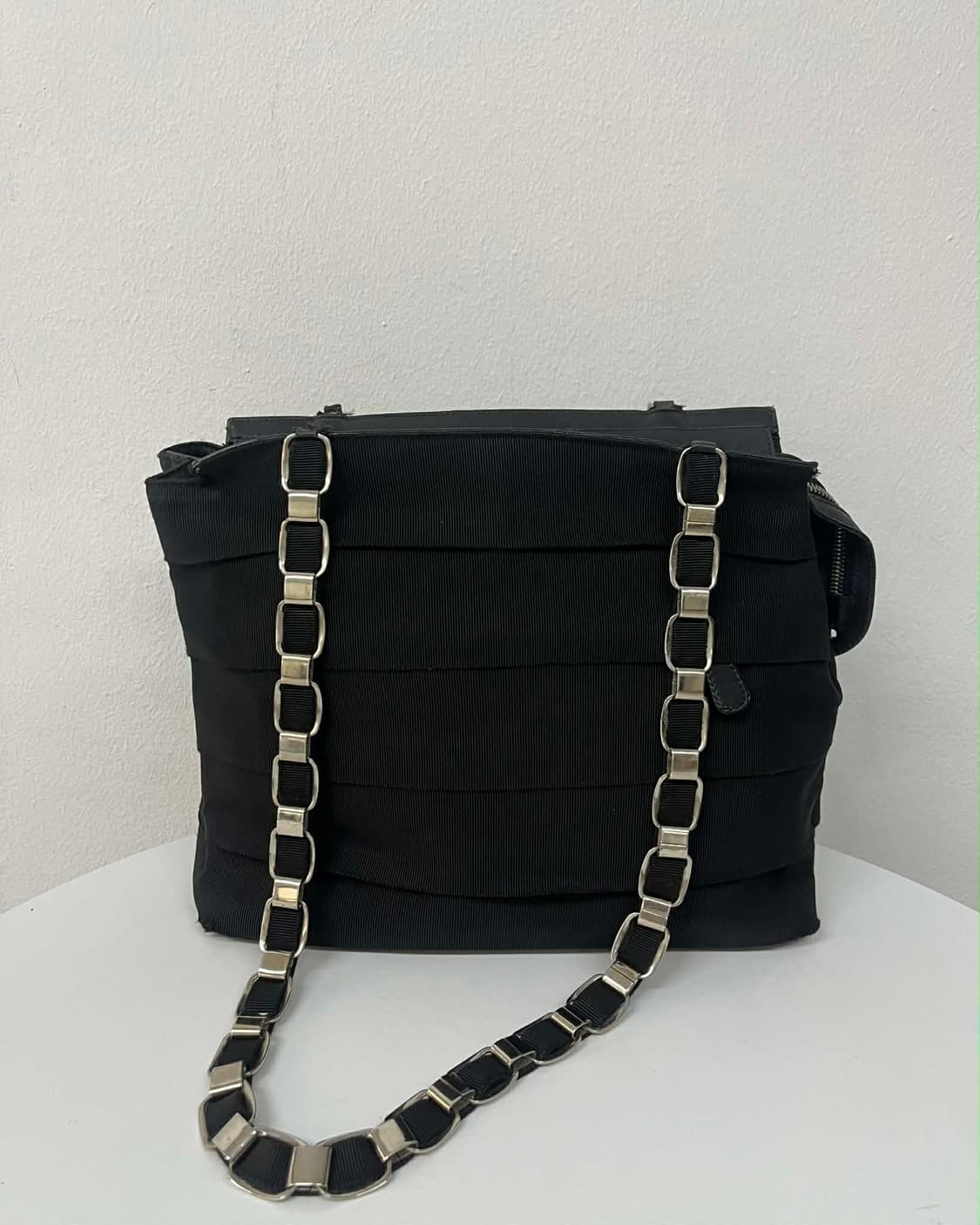 살바토레 페라가모 바라 자카드 숄더 토트백 상품이미지4