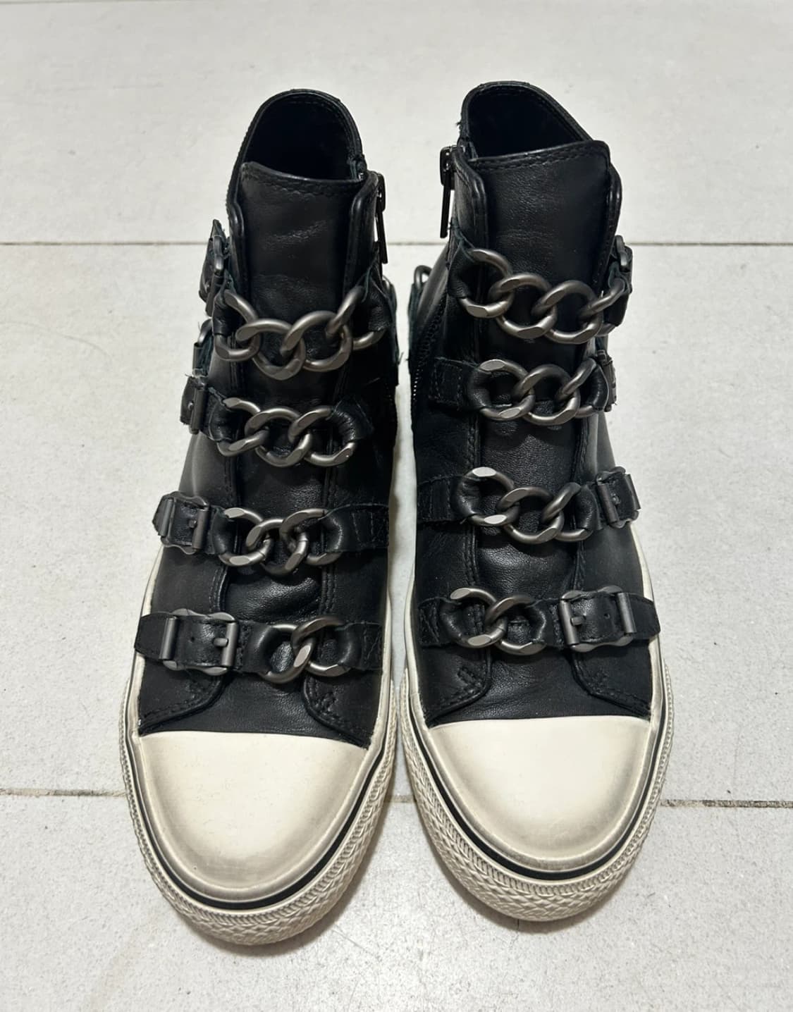 ASH 체인 하이탑 스니커즈 37 상품이미지1