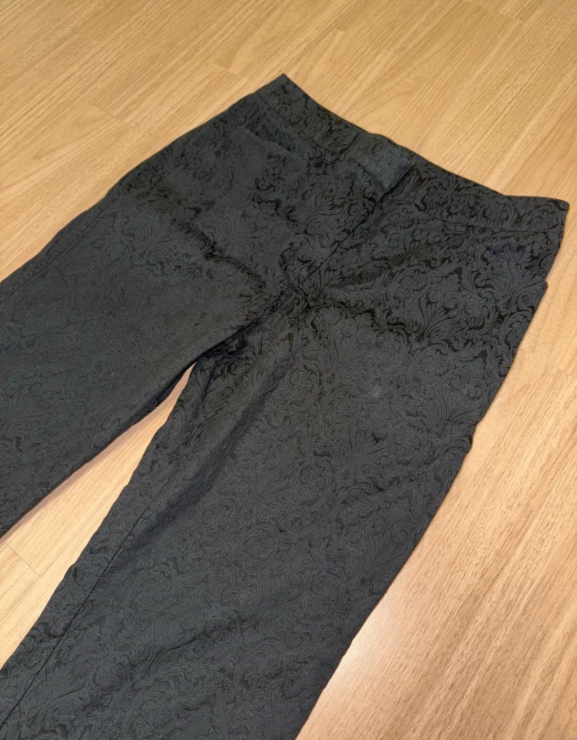 아모멘토 자카드 플레어드 팬츠 상품이미지5