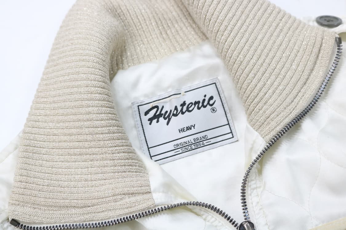 히스테릭글래머 빈티지 골드 자수 퀼팅 본딩 자켓 상품이미지9