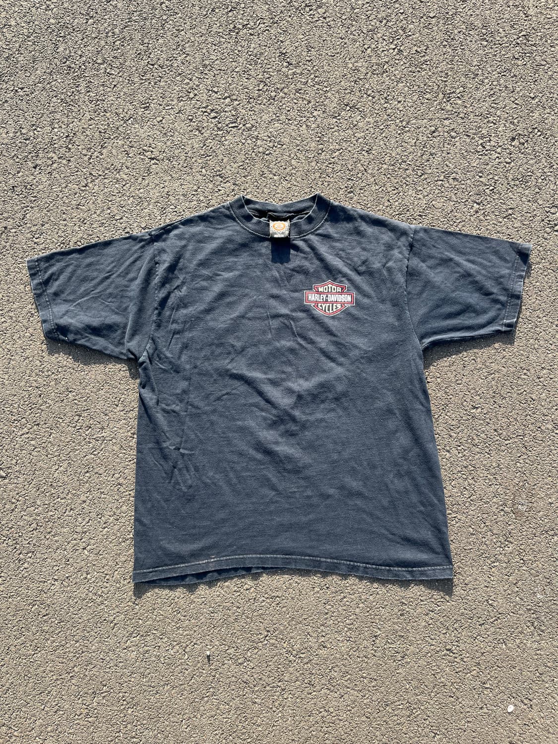 90s USA 빈티지 할리 데이비슨 'Take The Bus' 티셔츠 상품이미지4