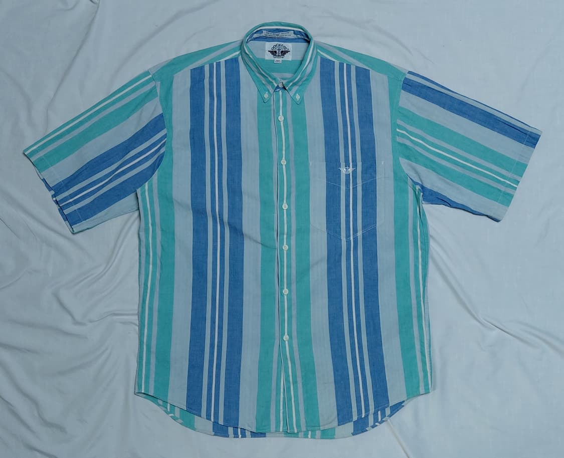 [M] 90s Dockers by 리바이스 라인 멀티 스트라이프 셔츠 상품이미지1