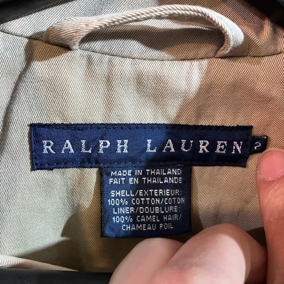 랄프로렌 베이직 트렌치 코트 상품이미지5