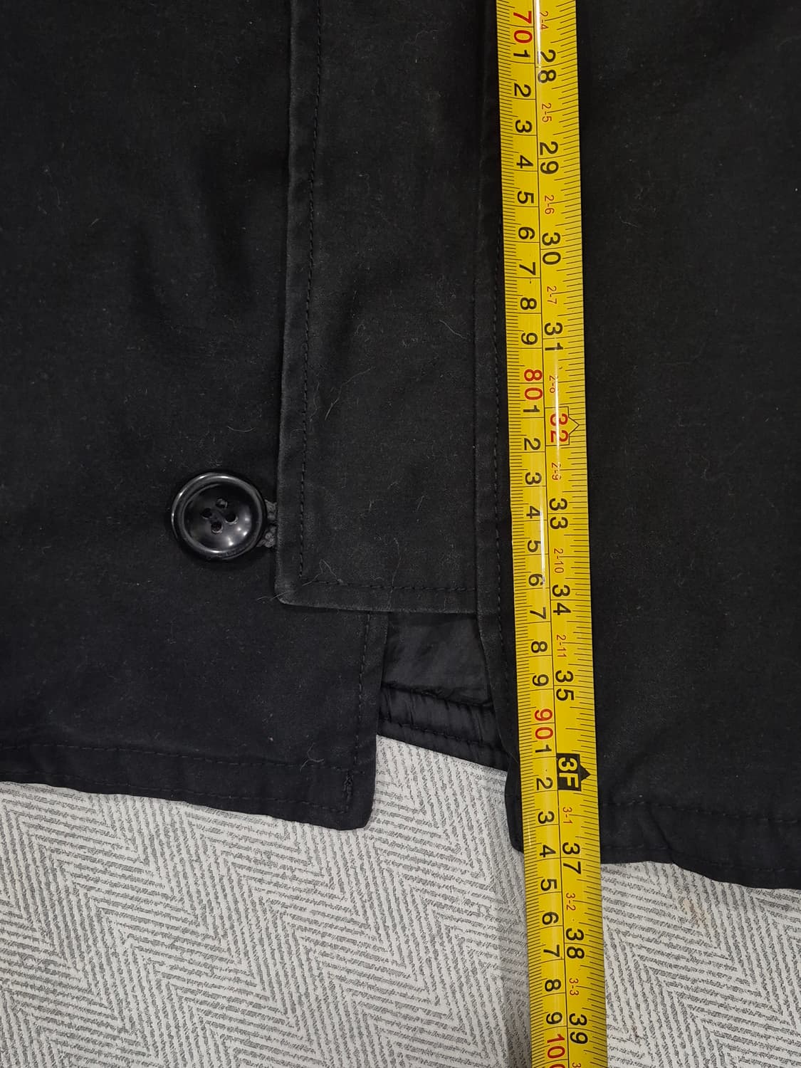 알파인더스트리 블랙 후드 야상 점퍼 자켓 남성 95~100사이즈 상품이미지10