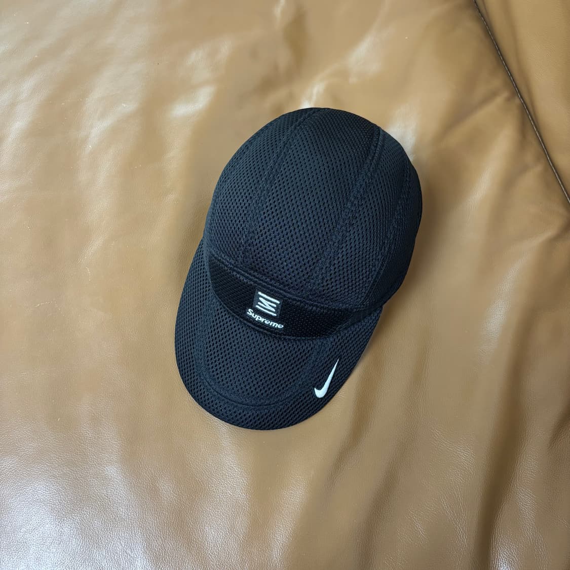 Supreme x Nike 슈프림x나이키 샥스 러닝햇 블랙 캠프캡 모자 상품이미지6