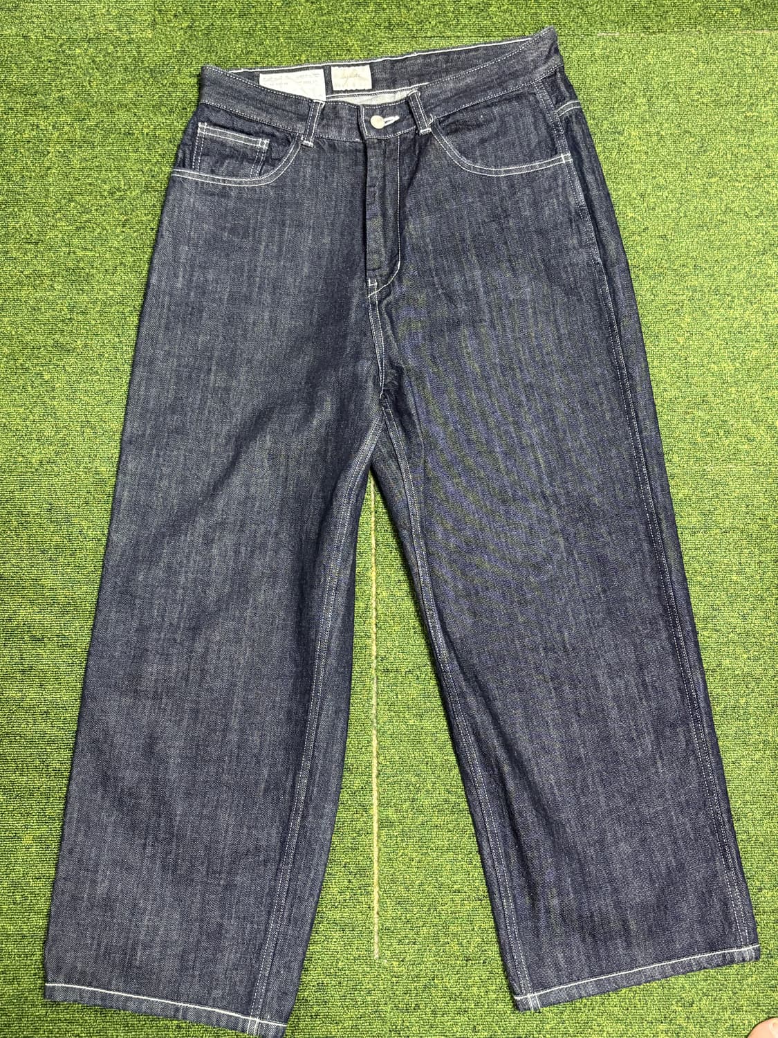 유스 와이드 데님 팬츠 상품이미지1