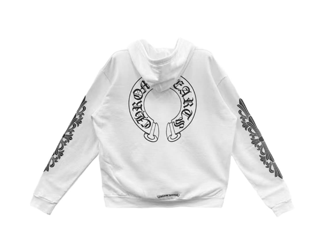 크롬하츠 홀스슈 플로랄 플리스 후드집업 사이즈 s (신세계 국문택) 상품이미지2