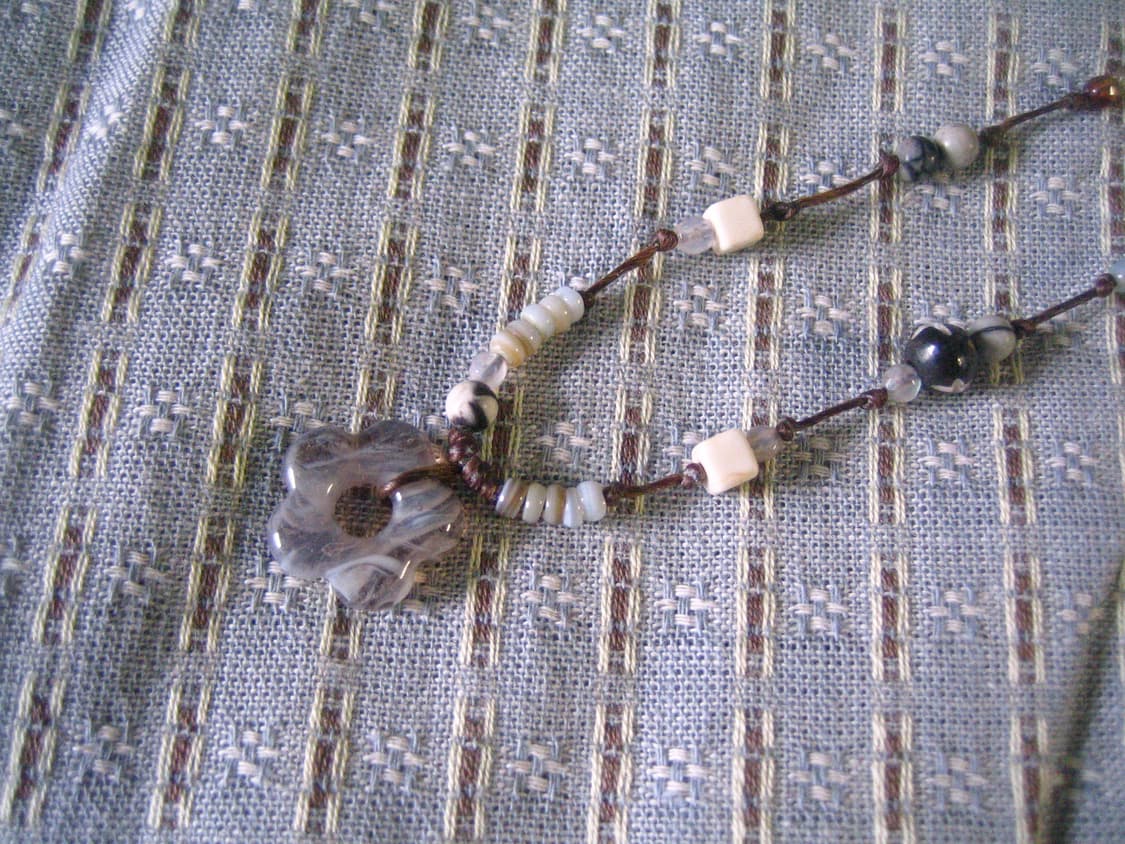 san-flower necklace 산플라워 핸드메이드 목걸이 상품이미지10