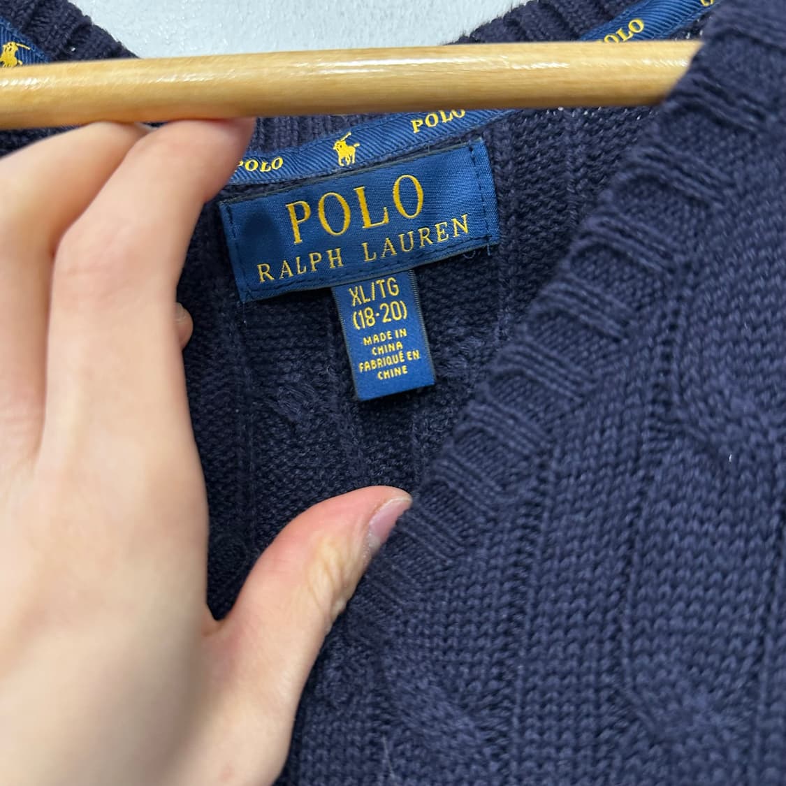 폴로 니트 베스트 상품이미지3