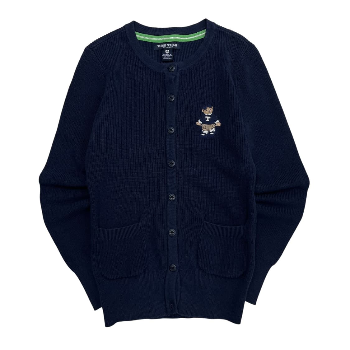 티니위니 곰돌이 로고 네이비 버튼 가디건 상품이미지2
