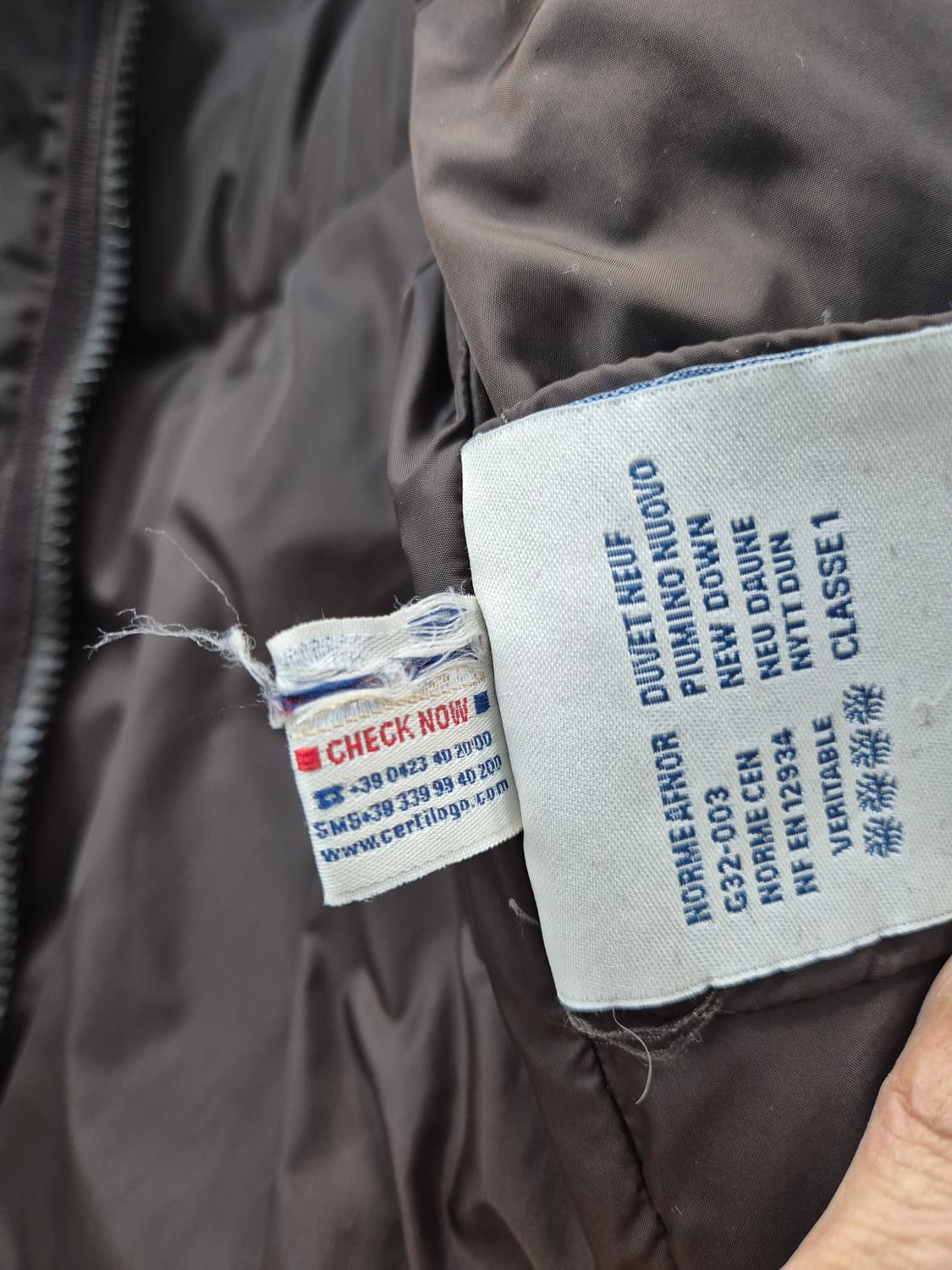 몽클레어 여성 브라운 롱패딩 / 66(정품) 상품이미지8