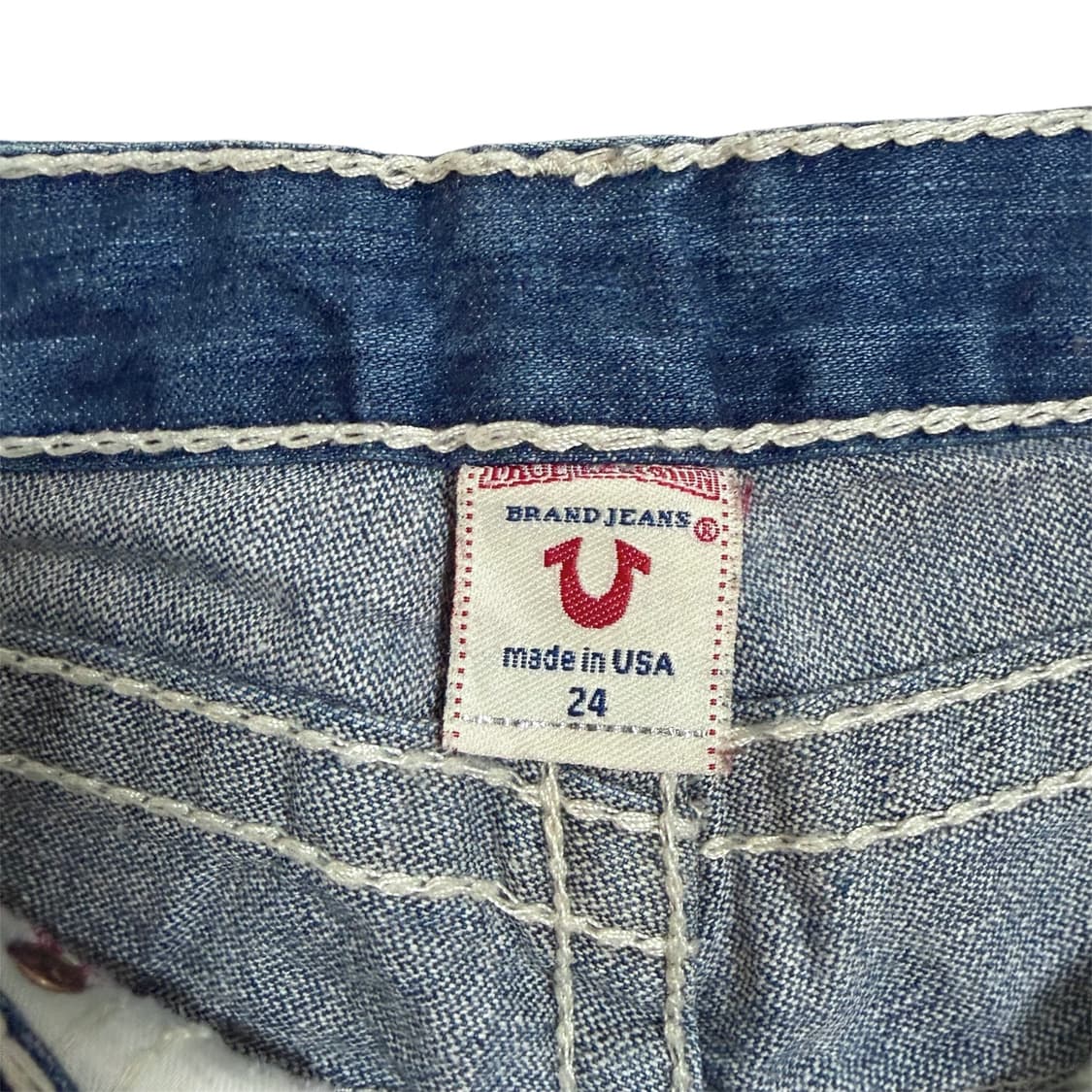 00s True Religion Joey BigT 로우라이즈 플레어데님 상품이미지6