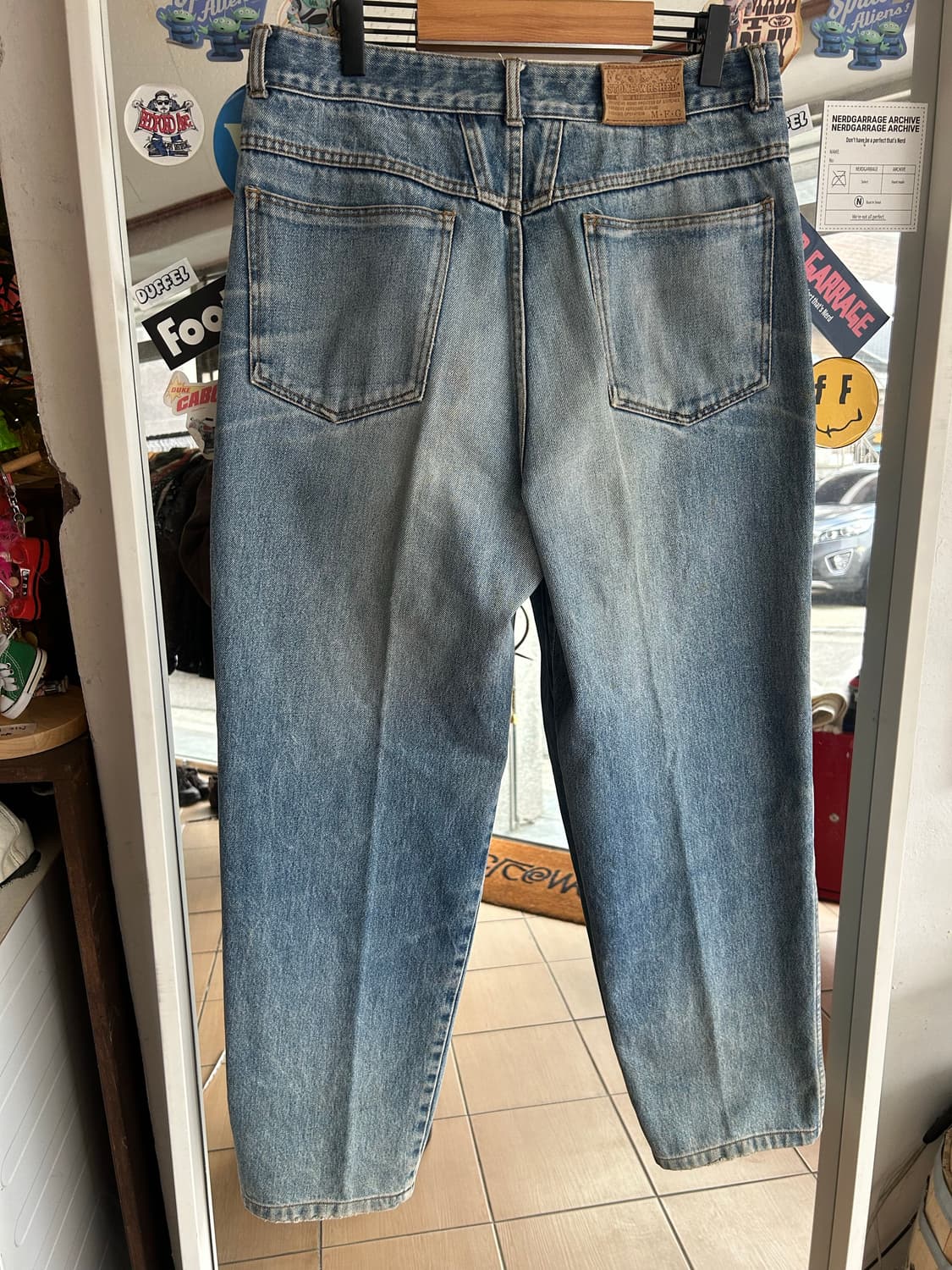 80,90‘s 마리떼프랑소와저버 데님팬츠 상품이미지5