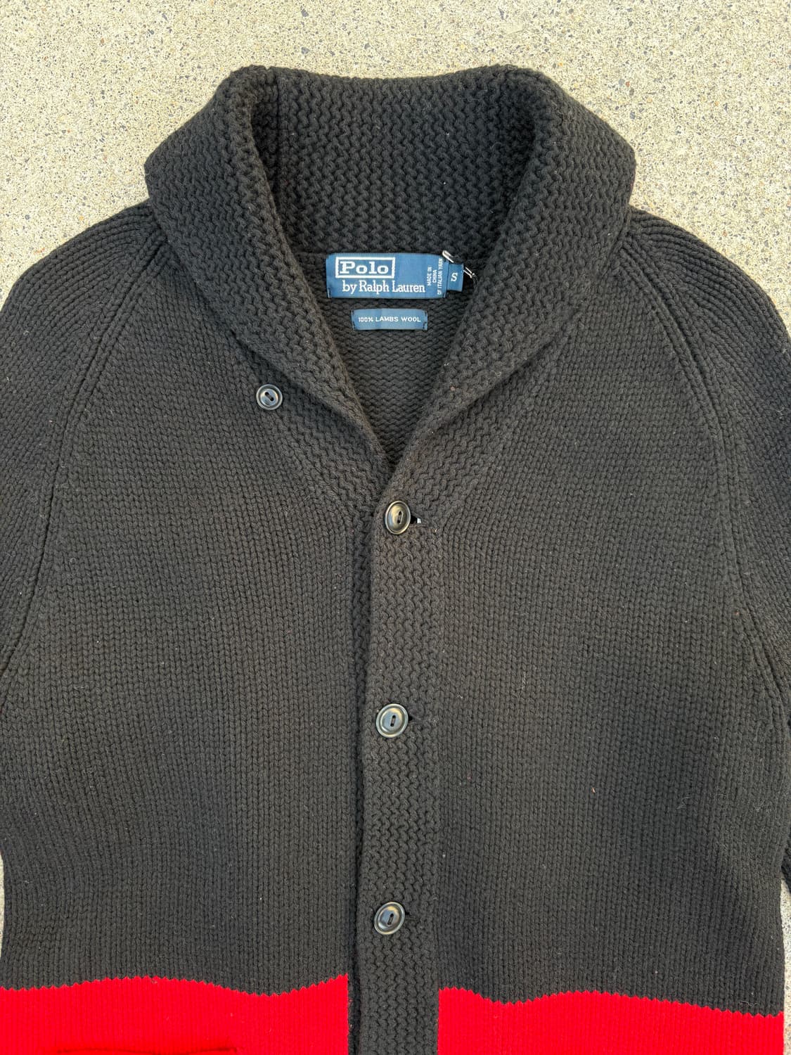 폴로 랄프로렌 숄카라 니트 가디건 상품이미지3
