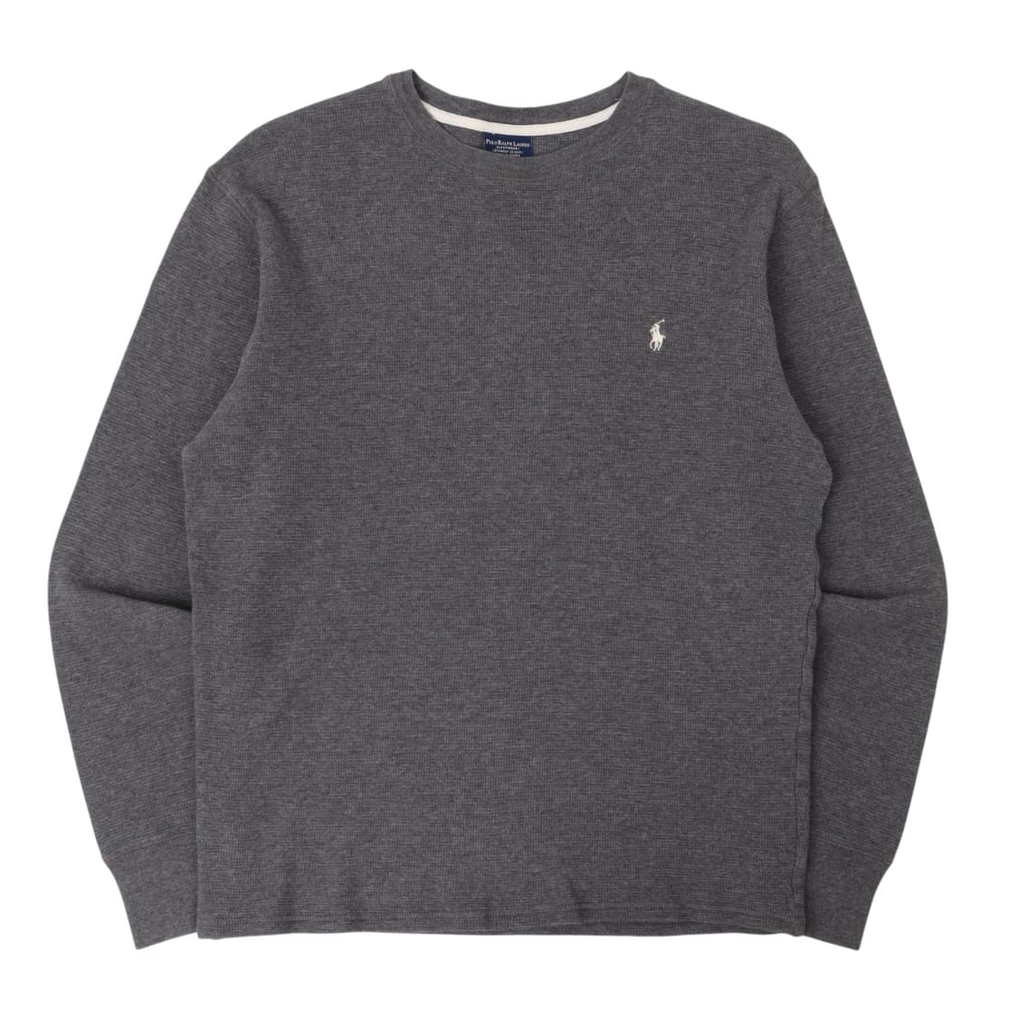 폴로 랄프로렌 챠콜 그레이 와플 롱슬리브 상품이미지1