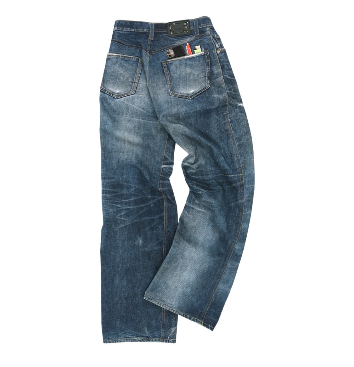 앤더슨벨 트롱프뢰유 프린티드 데님 팬츠 32 상품이미지1