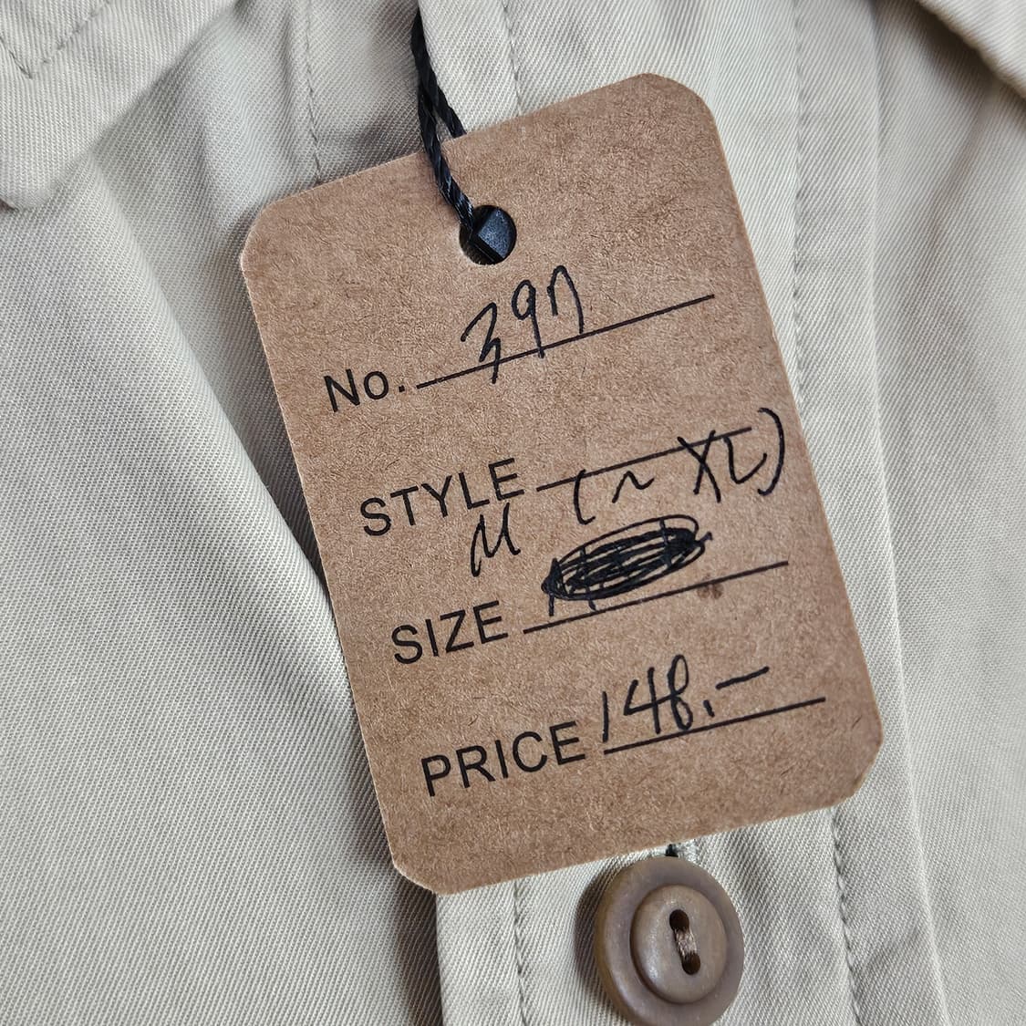 폴로 코튼&실크 워크셔츠/ 실측 105 상품이미지7