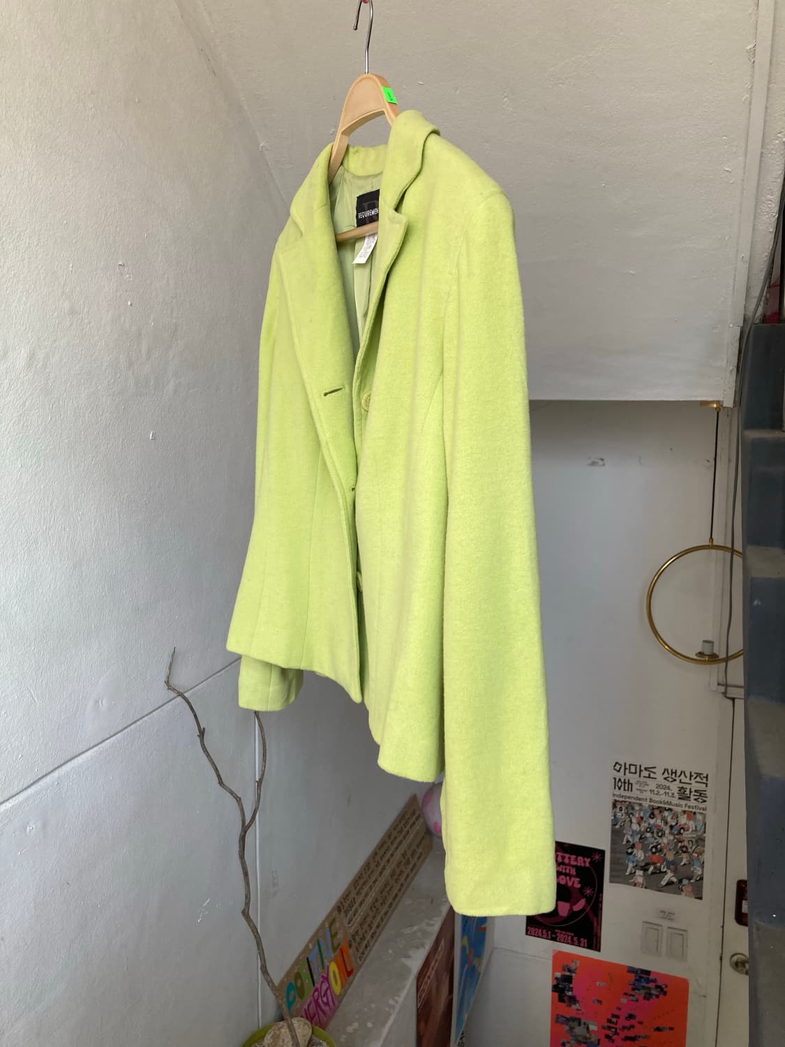 라임 숏 코트/자켓 상품이미지4