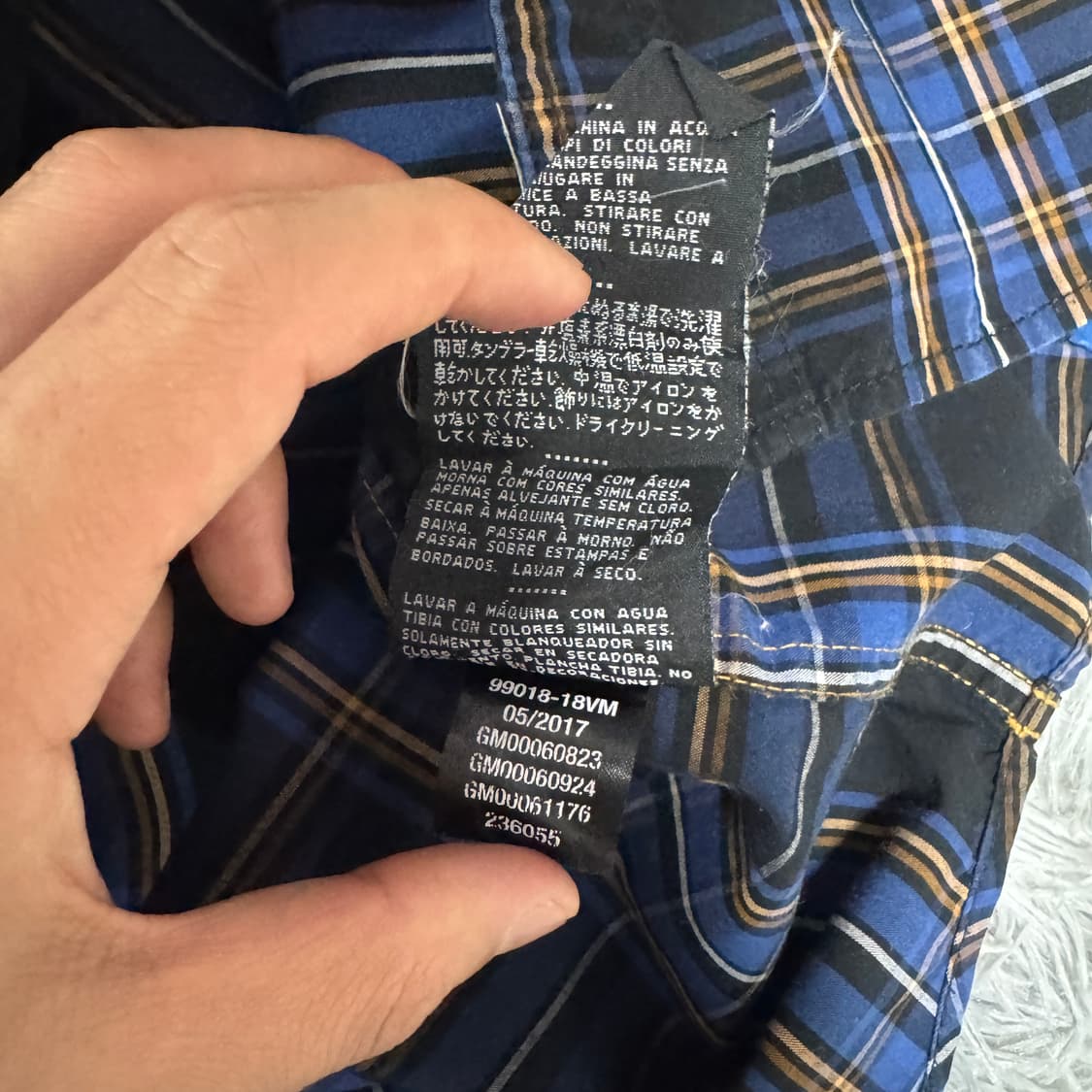 할리데이비슨 체크 반팔셔츠 S사이즈 상품이미지5