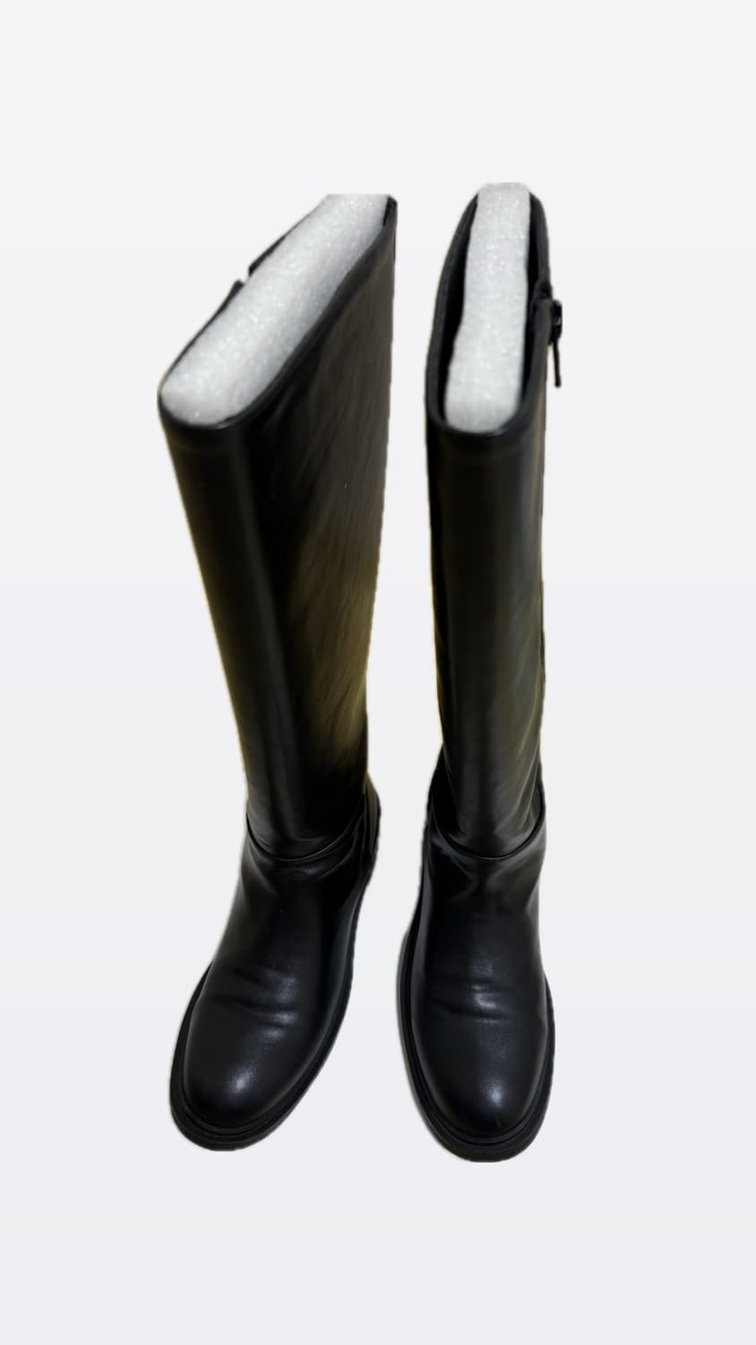 코모레비뮤지엄 핸드메이드 와이드 클래식 롱 부츠 사이즈3 상품이미지2