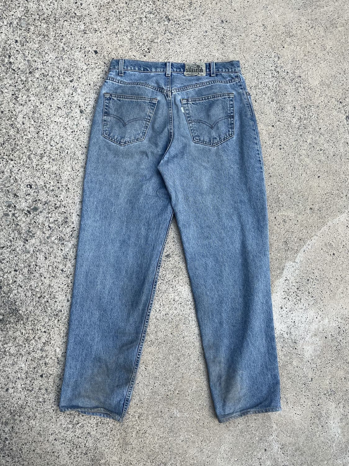 90s USA made Levi's Silver Tab 연청 상품이미지5