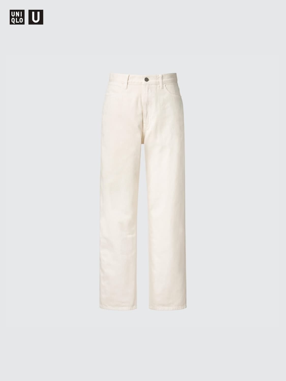 유니클로 U 와이드핏 크림진 32 463915 상품이미지4