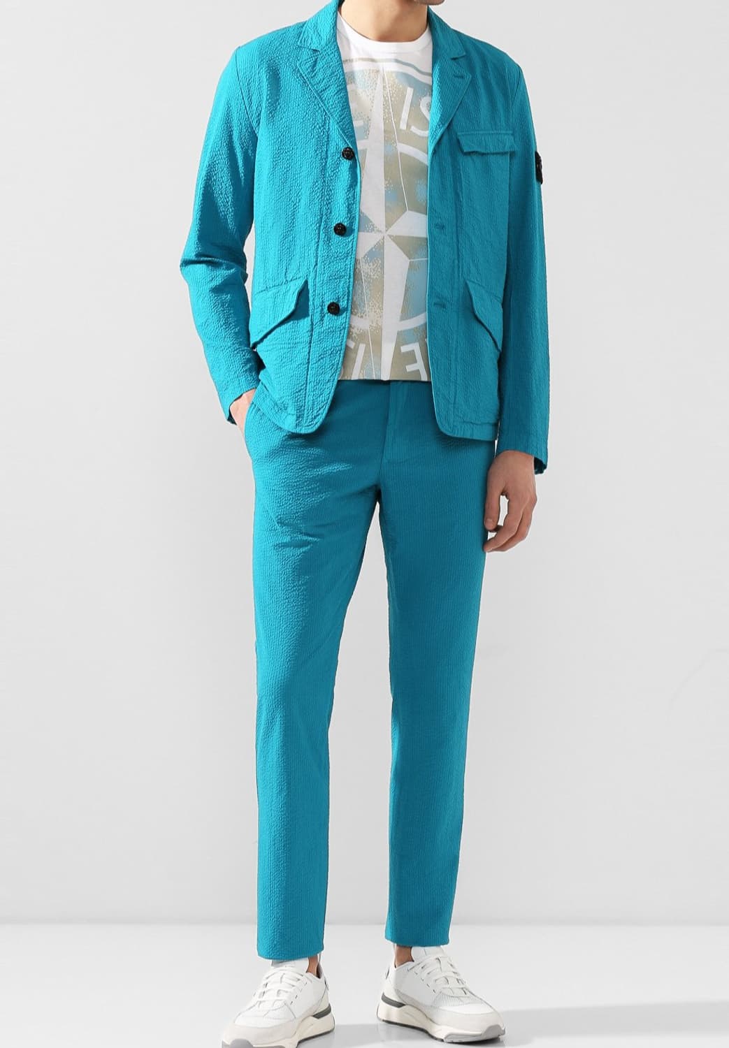 스톤아일랜드 아쿠아블루 셋업 M 상품이미지1