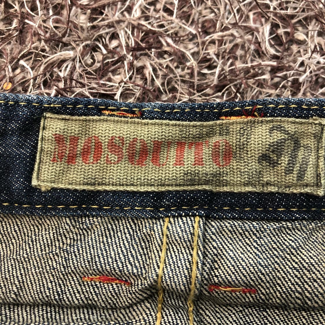 빈티지 스컬 워싱 데님 팬츠 상품이미지7