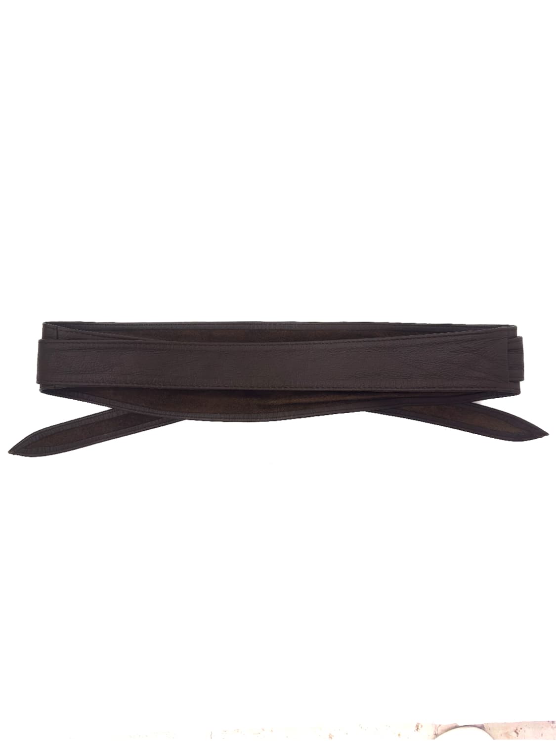 Goa Black Leather Obi Belt 상품이미지2