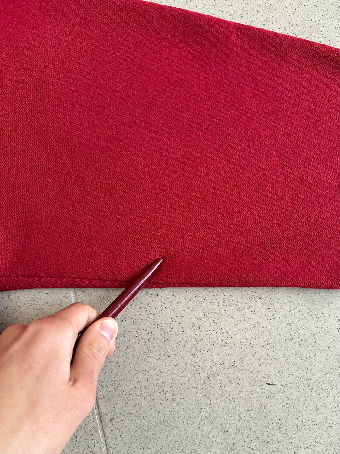 90s 빈티지 러셀 후드집업 레드 XL USA 상품이미지9