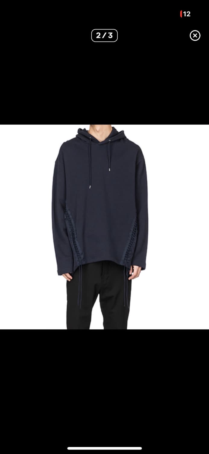 helmutlang 헬무트랭 레이스 후드 상품이미지2